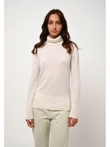 AUTHENTIC CASHMERE Kaszmirowy golf "Fornet" w kolorze kremowym rozmiar: S. Brązowe golfy AUTHENTIC CASHMERE, bez wzorów, z kaszmiru. Za 322,14 zł.