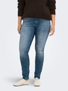 ONLY Carmakoma Dżinsy - Skinny fit - w kolorze niebieskim rozmiar: 48/L30. Niebieskie rurki Only Carmakoma, z materiału. Za 159,95 zł.