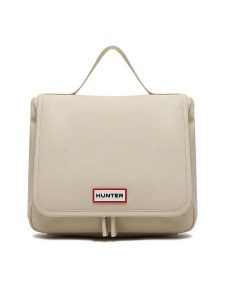 Hunter Kosmetyczka CWBEO-HTR-U1-001-SS26 Beżowy. Brązowe torebki klasyczne Hunter, bez wzorów, z syntetyku, bez dodatków. Za 79,99 zł.