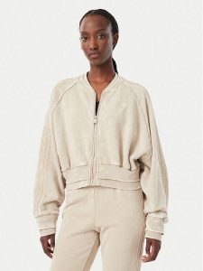 Adidas Bluza Sst Double Layered Cropped Track Top KT2228 Beżowy Regular Fit. Brązowe bluzy ADIDAS, xs, bez wzorów, z bawełny, bez kaptura. Za 368,99 zł.