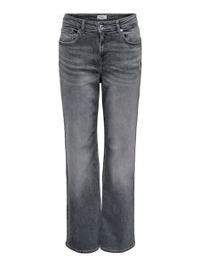 ONLY Dżinsy - Regular fit - w kolorze szarym rozmiar: XS/L32. Szare jeansy ONLY, z aplikacjami, ze skóry, z podwyższonym stanem. Za 70,08 zł.