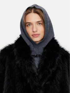 PINKO Komin 104308 A26I Szary. Szare rękawiczki Pinko, bez wzorów, z materiału. Za 599,99 zł.