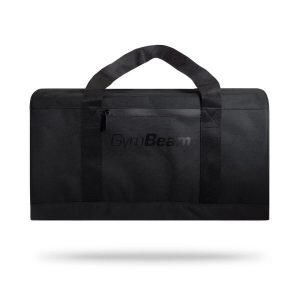 Torba sportowa GymBeam Duffle All Black. Czarne torby podróżne i sportowe GYMBEAM, bez wzorów. Za 73,90 zł.