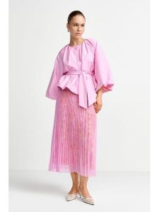 Rich & Royal Spódnica w kolorze jasnoróżowym rozmiar: 36. Różowe spódnice Rich & Royal, bez wzorów, maxi. Za 263,95 zł.