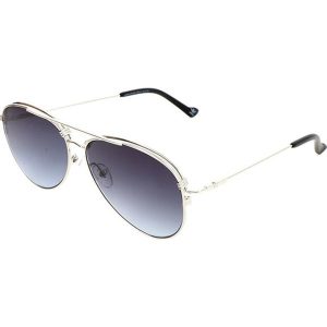 Okulary przeciwsłoneczne "AOM016" w kolorze srebrno-czarnym. Okulary przeciwsłoneczne marki Adidas, Levi's. W wyprzedaży za 199,95 zł.