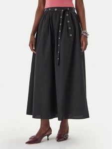 BOSS Spódnica maxi C_Vidol 50559088 Czarny Regular Fit. Czarne spódnice Boss, bez wzorów, z bawełny, maxi. Za 471,99 zł.