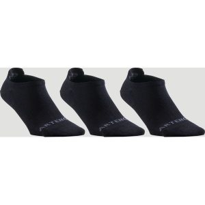 Skarpety sportowe tenis Artengo RS160 Lowedge 3 pary. Czarne skarpetki ARTENGO, bez wzorów, z bawełny. Za 29,99 zł.