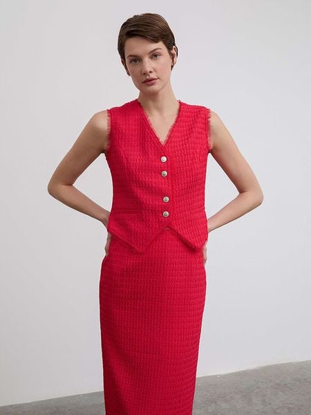 BGN Kamizelka w kolorze różowym rozmiar: 36. Różowe kamizelki BGN, bez wzorów, bez kołnierzyka, bez ramiączek, bez kaptura. Za 48,16 zł.