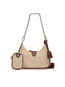 Steve Madden Torebka Bvital-W SM13000840 Beżowy. Brązowe torebki klasyczne Steve Madden, bez wzorów, z materiału, bez dodatków. Za 279,99 zł.