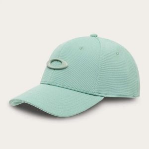 Czapka z daszkiem unisex Oakley TINCAN zielona FOS911545-75I r L/XL. Zielone czapki Oakley, bez wzorów, z elastanu, eleganckie. Za 105,34 zł.