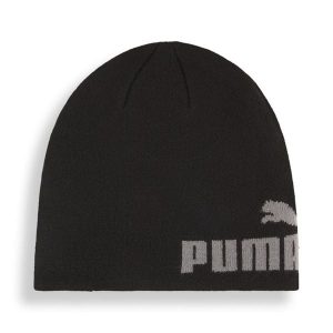 Młodzieżowa czapka beanie Essentials średniej głębokości bez mankietu PUMA Black. Czarna czapki Puma, bez wzorów, eleganckie. Za 69,00 zł.