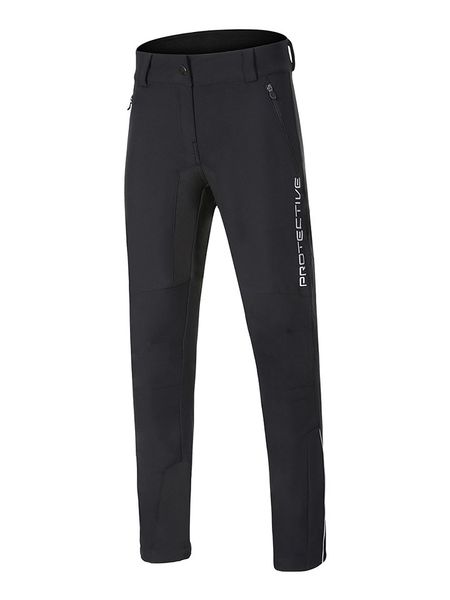 Protective Spodnie funkcyjne "Longpant" w kolorze czarnym rozmiar: 40. Czarne spodnie dresowe Protective, bez wzorów, z materiału, outdoorowe. Za 245,96 zł.