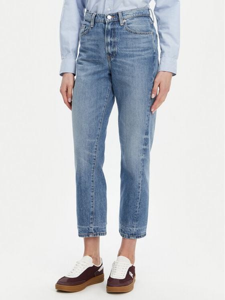 Tommy Hilfiger Jeansy Classic WW0WW44355 Niebieski Straight Fit. Niebieskie jeansy TOMMY HILFIGER, bez wzorów, z bawełny. Za 319,99 zł.