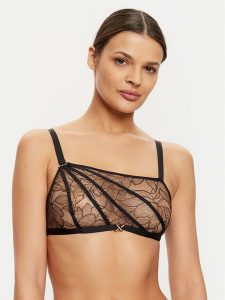 Chantelle X Biustonosz bezfiszbinowy Xquisite C01AP9 Czarny. Czarne biustonosze Chantelle X, bez wzorów, z syntetyku. Za 289,99 zł.