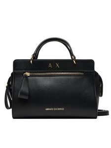 Armani Exchange Torebka XW001554 AF17117 UC001 Czarny. Czarne torebki klasyczne Armani Exchange, bez wzorów, ze skóry, bez dodatków. Za 499,99 zł.