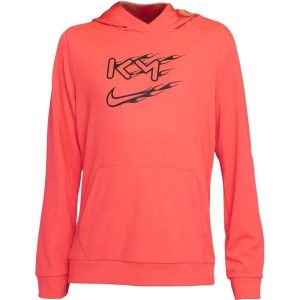Nike Dri-FIT Kylian Mbappé Hoodie pomarańczowy. Brązowe swetry klasyczne Givova, na zimę, s, z poliesteru, bez kołnierzyka. Za 242,99 zł.