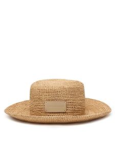 Emporio Armani Kapelusz EX000029 AF21415 U1054 Beżowy jasny. Brązowe kapelusze Emporio Armani, bez wzorów, z poliesteru. Za 759,99 zł.