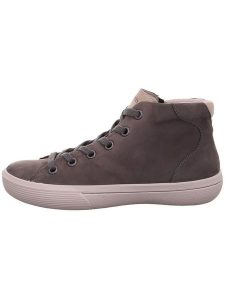 Legero Skórzane sneakersy "Fresh-Ossido" w kolorze szarym rozmiar: 41,5. Szare trampki Legero, bez wzorów, z nubiku, za kostkę, bez zapięcia. Za 254,74 zł.