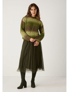 More & More Spódnica w kolorze ciemnozielonym rozmiar: 40. Zielone spódnice More & More, bez wzorów, midi. Za 148,61 zł.