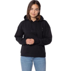 Bluza damska Protest Prtkaikoura. Czarne bluzy Protest, bez wzorów, z kapturem. Za 289,99 zł.