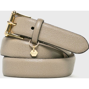 Lauren Ralph Lauren - Pasek skórzany. Szare paski marki Lauren Ralph Lauren, w paski, z materiału. Za 169,90 zł.