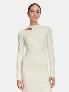 Marciano Guess Sweter G6YR07 Z1060 Kremowy Slim Fit. Białe swetry klasyczne Marciano Guess, s, z wiskozy, bez kołnierzyka. Za 589,99 zł.