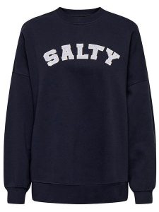 ONLY Bluza w kolorze granatowym rozmiar: S. Niebieskie bluzy ONLY, s, bez wzorów, bez kaptura. Za 83,42 zł.