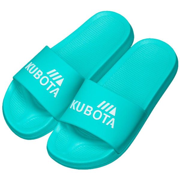 Klapki Damskie Basenowe Kubota Basic Turkusowe. Niebieskie klapki Kubota, bez wzorów, bez obcasa. W wyprzedaży za 55,99 zł.