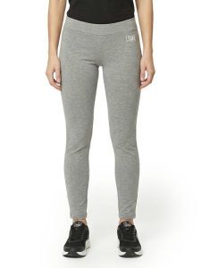 Legginsy damskie Leone Basic z elastycznej bawełny. Czarne legginsy LEONE 1947 APPAREL, bez wzorów, z bawełny. Za 176,82 zł.
