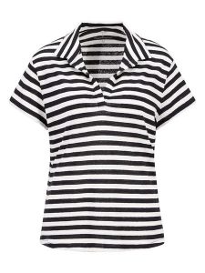 FYNCH-HATTON Koszulka w kolorze czarno-białym rozmiar: L. Białe bluzki FYNCH-HATTON, l, bez wzorów, bez kołnierzyka, bez ramiączek. Za 100,99 zł.