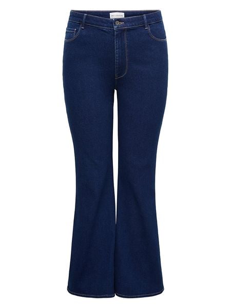 ONLY Carmakoma Dżinsy - Skinny fit - w kolorze granatowym rozmiar: 44/L32. Niebieskie jeansy Only Carmakoma, bez wzorów. Za 91,99 zł.