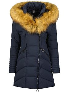 Canadian Peak Parka "Chayeak" w kolorze granatowym rozmiar: S. Niebieskie płaszcze Canadian Peak, s, bez wzorów, bez kaptura. Za 264,15 zł.
