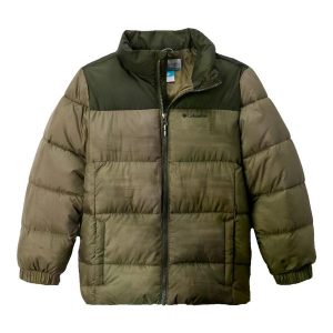 COLUMBIA PUFFECT II JACKET Zielony. Zielone kurtki Columbia, bez wzorów, z syntetyku, bez kaptura. Za 362,86 zł.