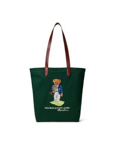 Polo Ralph Lauren Torebka 405P13610001 Zielony. Zielone torebki klasyczne Polo Ralph Lauren, bez wzorów, z materiału, bez dodatków. Za 599,99 zł.