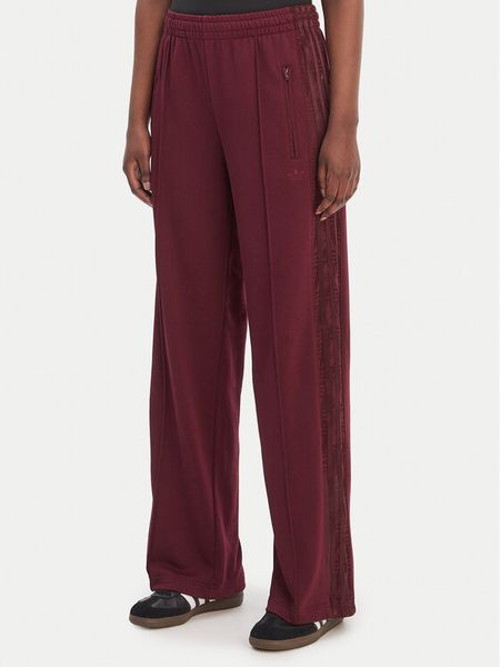 Adidas Spodnie dresowe Firebird Lace KC6445 Bordowy Loose Fit. Czerwone spodnie dresowe ADIDAS, xl, bez wzorów, z bawełny. Za 328,99 zł.