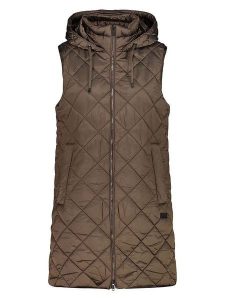 CMP Kamizelka pikowana w kolorze brązowym rozmiar: 36. Brązowe kamizelki CMP, bez wzorów, z syntetyku, bez kołnierzyka, bez ramiączek, bez kaptura. Za 287,95 zł.