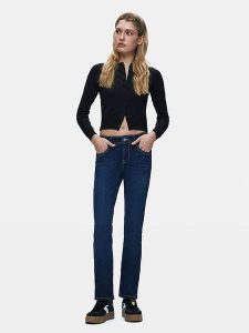 LTB Dżinsy "Fallon 201" - Slim fit - w kolorze granatowym rozmiar: W34/L36. Niebieskie jeansy LTB, z aplikacjami. Za 171,68 zł.