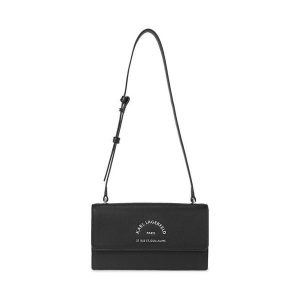 Torebka KARL LAGERFELD. Czarne torebki klasyczne KARL LAGERFELD, bez wzorów, bez dodatków. Za 549,99 zł.