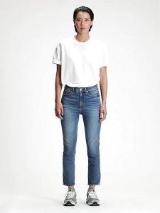 GAP Dżinsy - Regular fit - w kolorze niebieskim rozmiar: W25/L29. Niebieskie jeansy GAP, bez wzorów, z podwyższonym stanem. Za 131,43 zł.