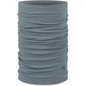Komin na szyję - Bandana BUFF Merino Lightweight Solid. Brązowe szaliki Buff, bez wzorów, z wełny. Za 109,99 zł.