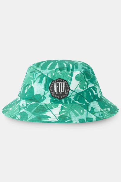 Czapka wodna dla dorosłych, model unisex - Big Leaves. Zielone czapki AFTER ESSENTIALS, bez wzorów, z poliesteru, eleganckie. Za 79,00 zł.