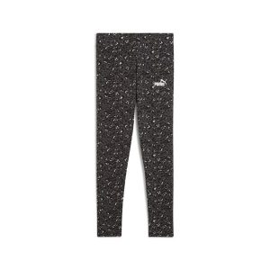 Młodzieżowe legginsy Essentials ze zwierzęcym wzorem PUMA Black. Czarna legginsy Puma, bez wzorów. Za 129,00 zł.