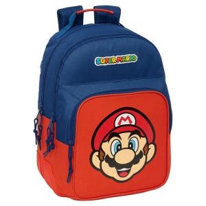 Plecak z podwójną przednią kieszenią Safta Super Mario Bros Mamma Mia. Czerwone plecaki safta. Za 403,50 zł.