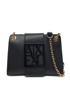 Armani Exchange Torebka XW000281 AF13672 UC001 Czarny. Czarne torebki klasyczne Armani Exchange, bez wzorów, ze skóry, bez dodatków. Za 449,99 zł.