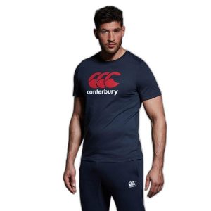 Koszulka Canterbury CCC Logo. Niebieskie bluzki CANTERBURY, bez wzorów, sportowe, bez kołnierzyka, bez ramiączek. Za 213,00 zł.