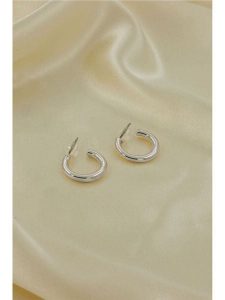 Heliophilia Kolczyki-półkreole rozmiar: onesize. Szare kolczyki Heliophilia, metalowe. Za 53,04 zł.