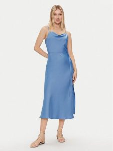 YAS Sukienka codzienna Thea 26028891 Niebieski Regular Fit. Niebieskie kombinezony YAS, l, bez wzorów, z syntetyku, bez kołnierzyka, bez ramiączek. Za 199,99 zł.