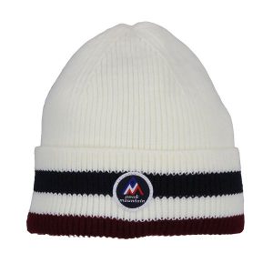 Czapka Peak Mountain Mably. Białe czapki Peak Mountain, bez wzorów, sportowe. W wyprzedaży za 132,50 zł.