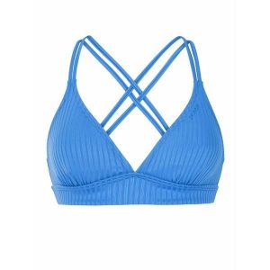 Damski top do kostiumu kąpielowego Protest Mixtune. Niebieskie bikini Protest, bez wzorów. Za 186,50 zł.
