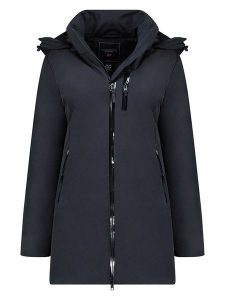 Geographical Norway Parka w kolorze granatowym rozmiar: S. Niebieskie płaszcze Geographical Norway, s, bez wzorów, bez kaptura. Za 215,21 zł.